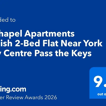4 Chapel Stylish 2-bed Flat Near Centre Pass The Keys * York
